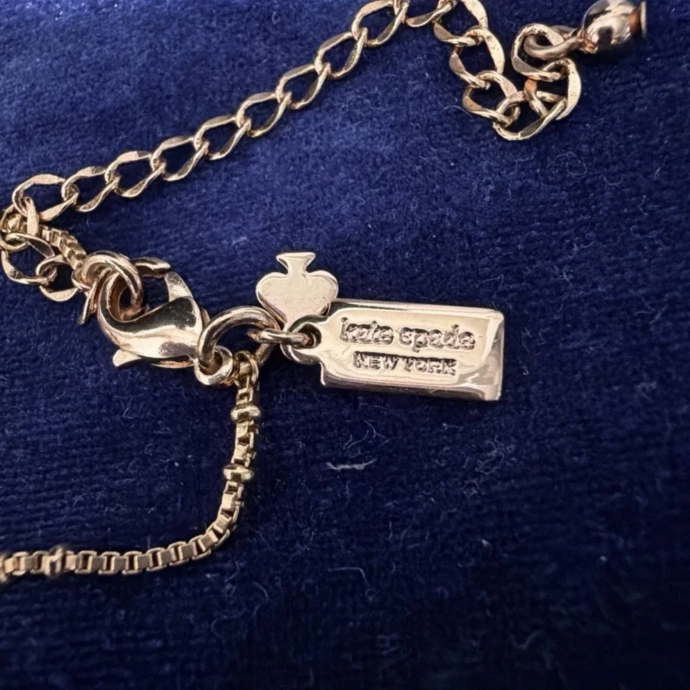 Kate Spade Pearly Delight Pearl Dangle Scatter Charm Long Necklace 34